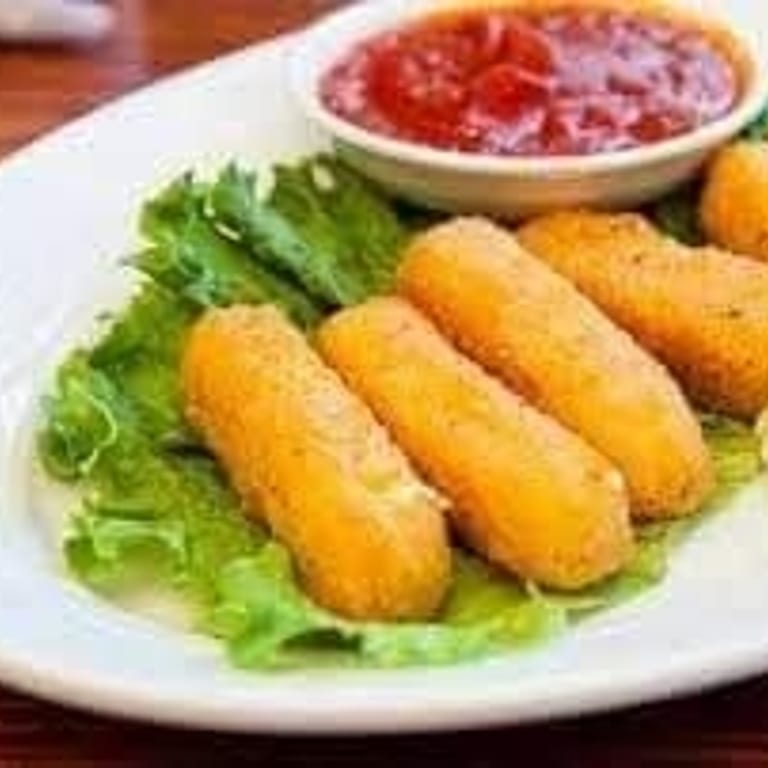 Savor our mozzarella sticks