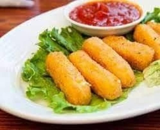 Fried Mozzarella Sticks.