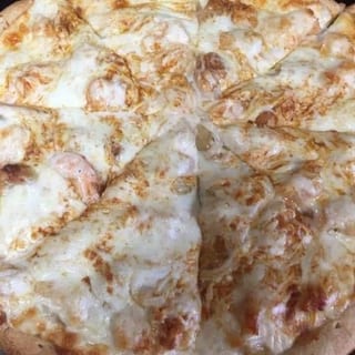 14" SHRIMP ALFREDO PIZZA