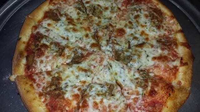 18" EGGPLANT PARMESAN PIZZA