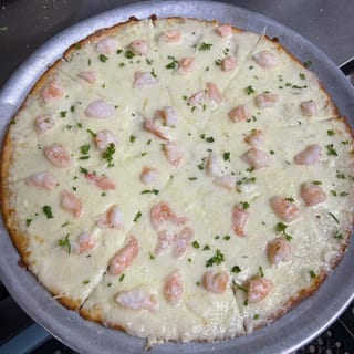 14" GF SHRIMP ALFREDO CAULIFLOWER