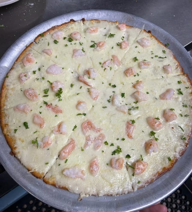 14" GF SHRIMP ALFREDO CAULIFLOWER